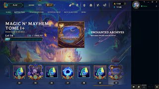 BATTLE PASS MAGIC N MAYHEM TOME 1 CLIENT  TFT SET 12 [upl. by Enimisaj]