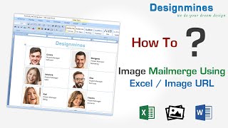 Image Mail Merge Using Excel Picture Mail Merge Photo Mail Merge [upl. by Nitsej]