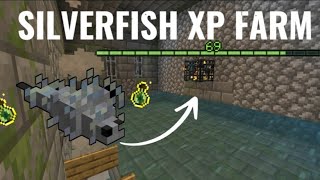 Minecraft Silverfish XP Farm 119  Easy XP Design Bedrock amp Java [upl. by Sirac]