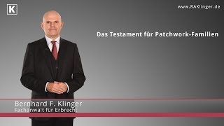 TestamentRatgeber für PatchworkFamilien  RA Klinger [upl. by Grishilda875]