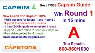 Capsim Tips Capstone 2024  Capstone  The Best Capsim Guide  Round 1  9661000 [upl. by Gillian]