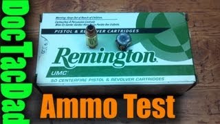 Remington UMC 115gr 9mm  Ammo Test [upl. by Goulder]