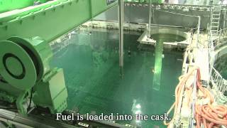 Removal of nuclear fuel assemblies from Fukushima Daiichi nuclear power plant [upl. by Fritzsche]