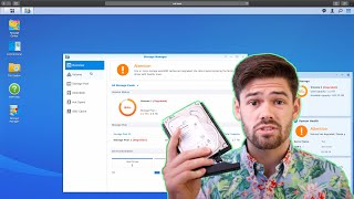 How to Repair Synology Volume  Simulating Hard Drive Failure  4K TUTORIAL [upl. by Barna]