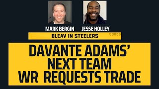 Davante Adams landing spots Steelers Jets Chiefs among potential trade partners [upl. by Acebber]