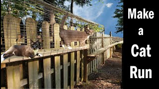 DIY CATIO Building a Custom Cat Tunnel Along Your Fence 😽 [upl. by Ahsenyt]