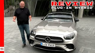 2021 MercedesBenz E 300 e 4MATIC Plug in Hybrid Review [upl. by Zurciram]