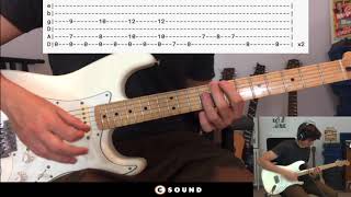 BODYSNATCHERS Radiohead Guitar Tutorial  Tab [upl. by Julianne]