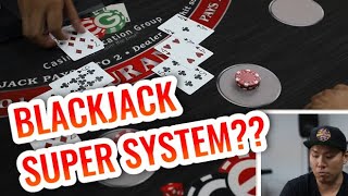 SUPER SYSTEM for BLACKJACK Testing 1324 Blackjack Betting System [upl. by Suirrad]