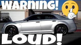 Chrysler 300c SRT8 QTP exhaust cutouts cold start Procharged [upl. by Joash]