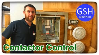 How to Connect up a Contactor Control so 2 way Switching can Control a Large Load [upl. by Hickie]