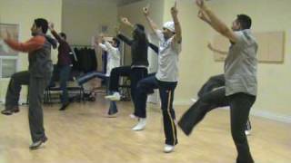 Bhangra Practice 1 with Step Names Dated29 Nov 2008 [upl. by Corri]