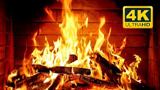 🔥 Cozy Fireplace 4K 12 HOURS Fireplace with Crackling Fire Sounds Fireplace Burning 4K [upl. by Kcirrem]