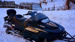 Обзор снегохода SKIDOO SKANDIC SUV 600 SDI bombardier [upl. by Mckale]