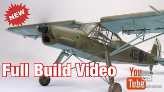 HobbyBossTristar 135 Fieseler Storch C1 Full Build [upl. by Crane]