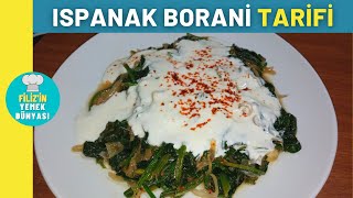 Ispanak Borani Tarifi✅ Yoğurtlu Ispanak MezesiMeze TarifleriYemek Tarifleri [upl. by Neenahs]