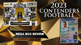 2023 Contenders Football Mega Box Review [upl. by Adnerak887]