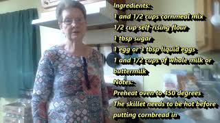 Tasty Southern Cornbread  Easy Recipe Without Buttermilk [upl. by Oiludbo]