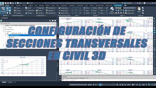 🔴 CONFIGURACIÓN DE SECCIONES TRANSVERSALES EN CIVIL 3D 2021 [upl. by Aneri1]