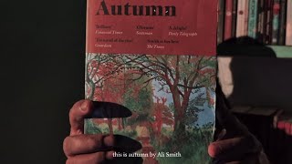 thoughts on autumn by Ali Smith  Book Review [upl. by Nisse]