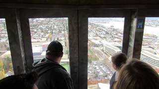 Inside The Space Needle A 30 Seconds Elevator Experience [upl. by Yremogtnom]