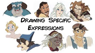 Drawing Genuine Facial Expressions Part 2 Getting Specific [upl. by Lamraj]