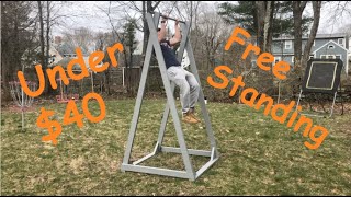 Cheap DIY Pull Up Bar Build [upl. by Leirum669]