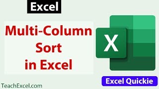 Sort on Multiple Columns at Once in Excel  Excel Quickie 27 [upl. by Kenney]