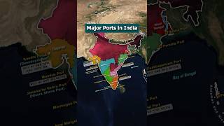 भारत के प्रमुख बंदरगाह  Important Major Ports in India  Indian Geography ports geography [upl. by Attikram]