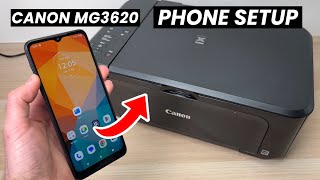 Canon PIXMA MG3620 Printer How to Connect to Phone Wireless Setup [upl. by Sim]