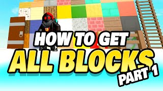 How to Get All Blocks in Roblox Islands Part 1 [upl. by Jaala804]