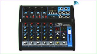 Pyle Mixer Digital Effects FX16 Bit DSPPMXU63BT [upl. by Aleunamme]