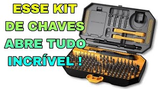 Kit chave de precisão mais utilizado por profissional Jakemy 8183  Smartphone  Notebook Games [upl. by Arriek135]