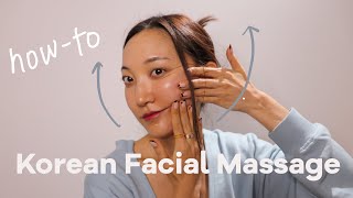 An Antiaging Facial Lifting Massage I Learned in Korea  try this at home with me [upl. by Isidoro147]