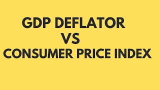 GDP deflator vs consumer price index In Urdu English Economics [upl. by Esbensen]