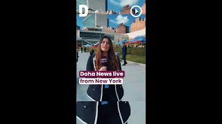 Doha News live from New York for the UN General Assembly [upl. by Narol]