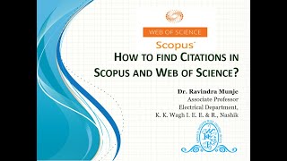 How to find citations in Scopus and web of science [upl. by Nivak]