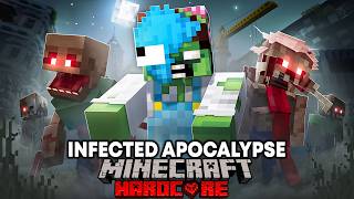 Surviving An Infected Zombie Apocalypse in Minecraft Hardcore [upl. by Storfer]