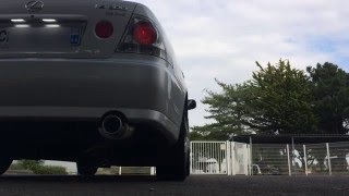 Lexus IS 200 exhaust sound [upl. by Yekciv]