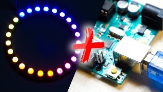 How to light up WS2812 LED Ring with Arduino in 2 mins [upl. by Airtemak141]