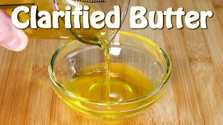 How to make Clarified Butter and see how I make it SUPER CLEAR [upl. by Aicat]