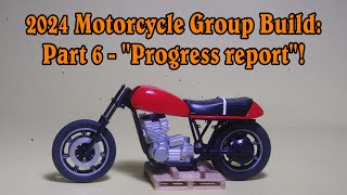 2024 Motorcycle Group Build Pt 6 Progress Update [upl. by Blakelee501]