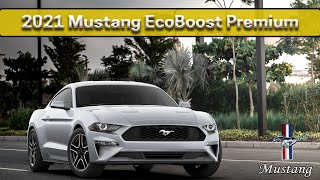 2021 Ford Mustang EcoBoost Premium  Learn everything about the 2021 Mustang EcoBoost [upl. by Kaile]