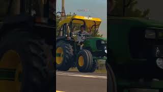 Jonhdeere 🔥🚀 unlimited power 💪🚜 automobile farmer modified tractor farming punjabi tochan yt [upl. by Alahcim]