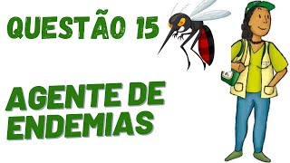 Agente de endemias  Questão15 Controle de vetores [upl. by Ellegna]