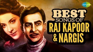 Top 20 songs of Raj Kapoor and Nargis  Pyar Hua Iqrar Hua  Ramaiya Vastavaiya  Yeh Raat Bheegi [upl. by Heyde]