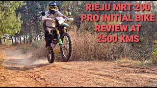 Rieju MRT 200 PRO Initial Bike Review at 2500 KMs [upl. by Venable]