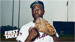 Longtime MLB home run king Hank Aaron dies at 86  First Take [upl. by Melmon]