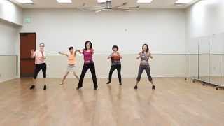 Tchu Tcha  Line Dance Dance amp Teach [upl. by Euqitsym223]