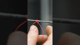 Best way to Tie on nocking points Nail Knot for archery [upl. by Lyndon723]